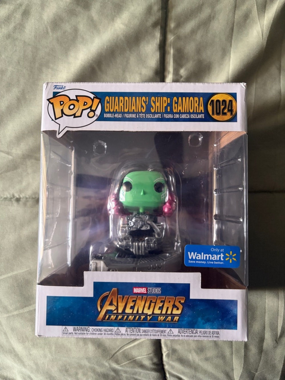 Funko Pop! Marvel Gamora Vinyl Figure - Green, Pink & White